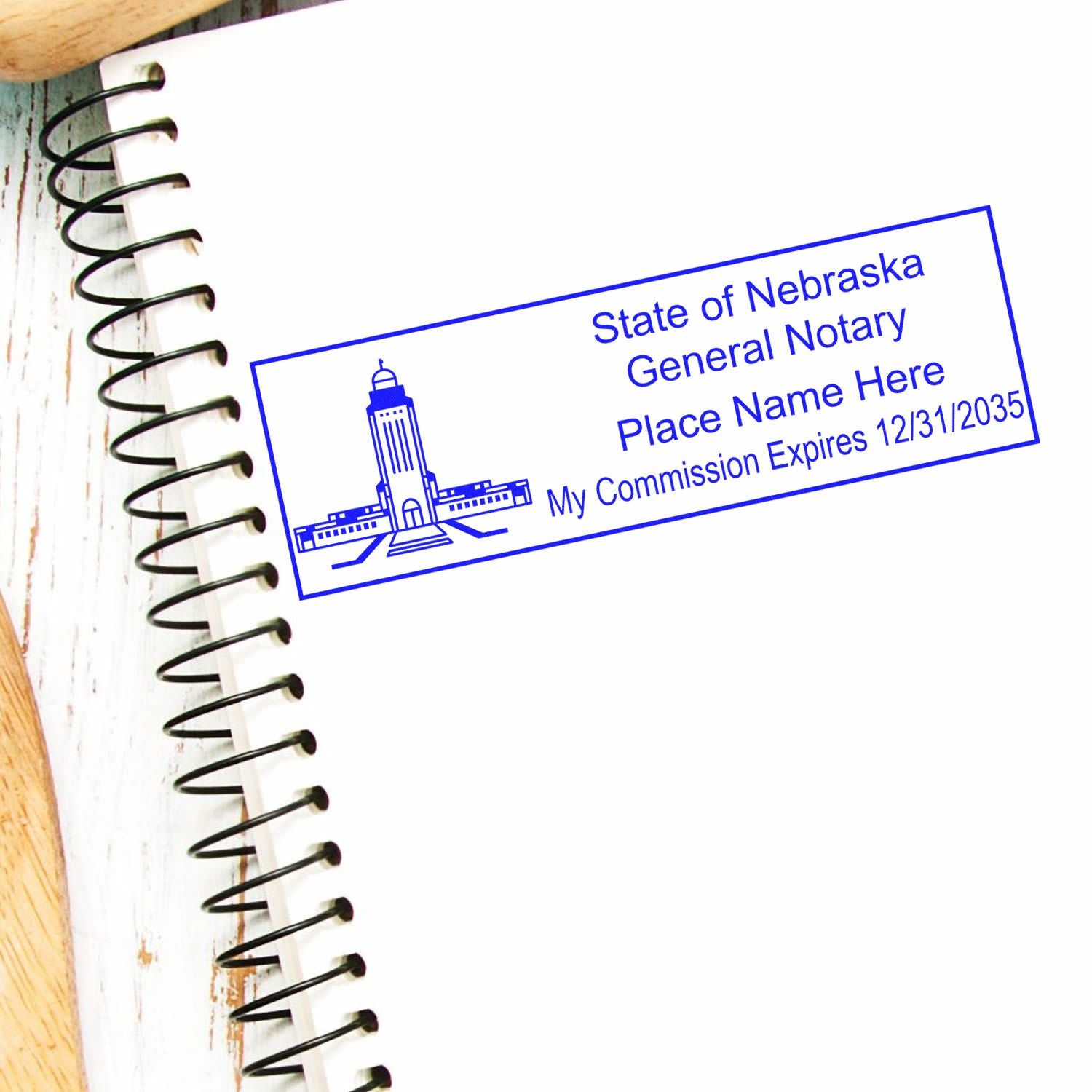 Nebraska Notary Public Kit with Rubber Stamps - Engineer Seal Stamps