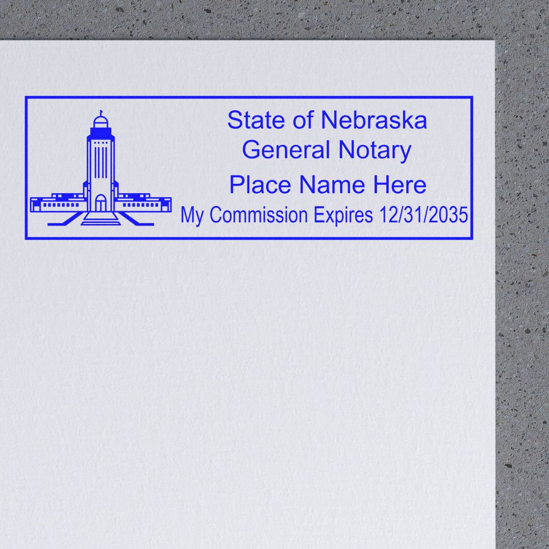 Nebraska Self Inking Notary Starter Kit - Engineer Seal Stamps