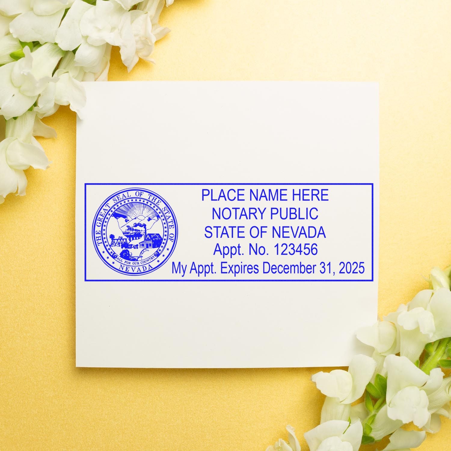 Nevada Notary Kit with Notary Slim Stamps - Engineer Seal Stamps