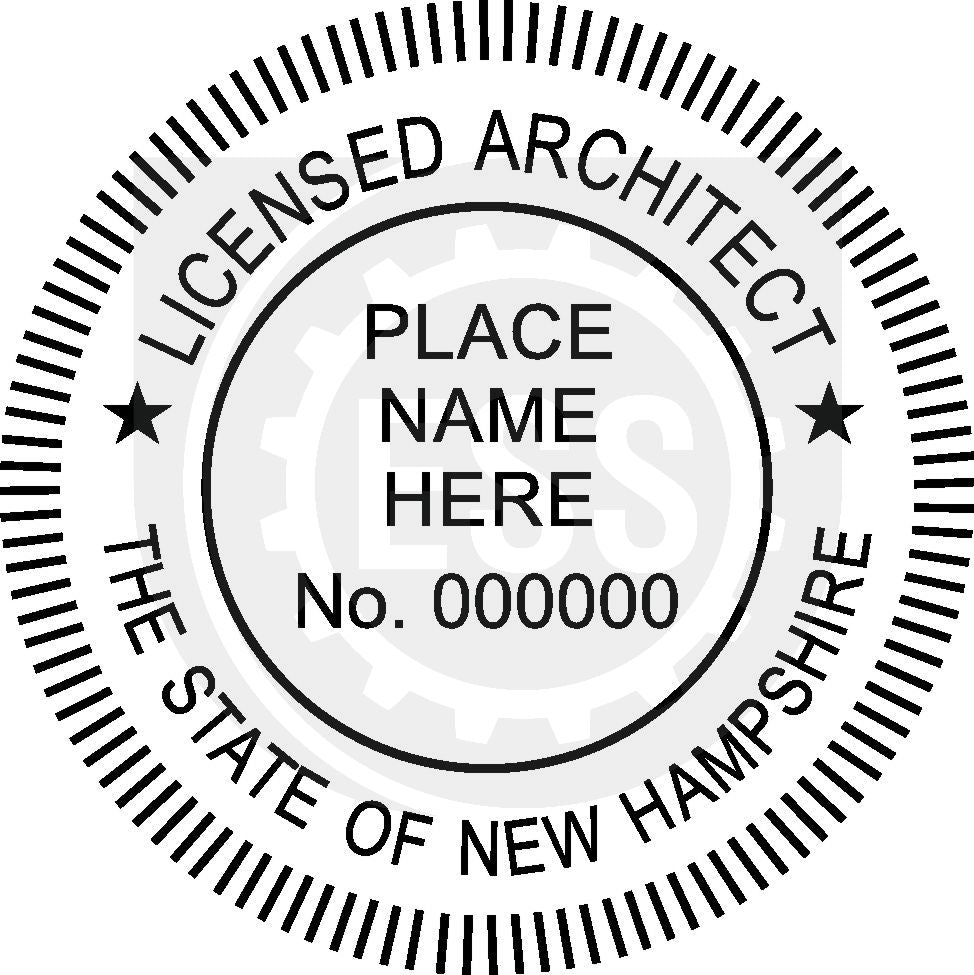New Hampshire Archtiect Seal Setup