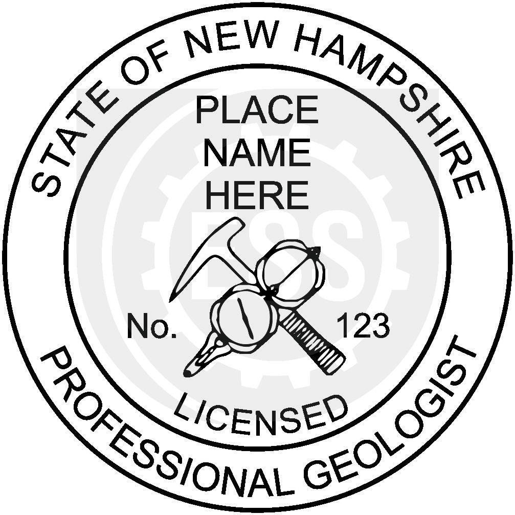 New Hampshire Geologist Seal Setup