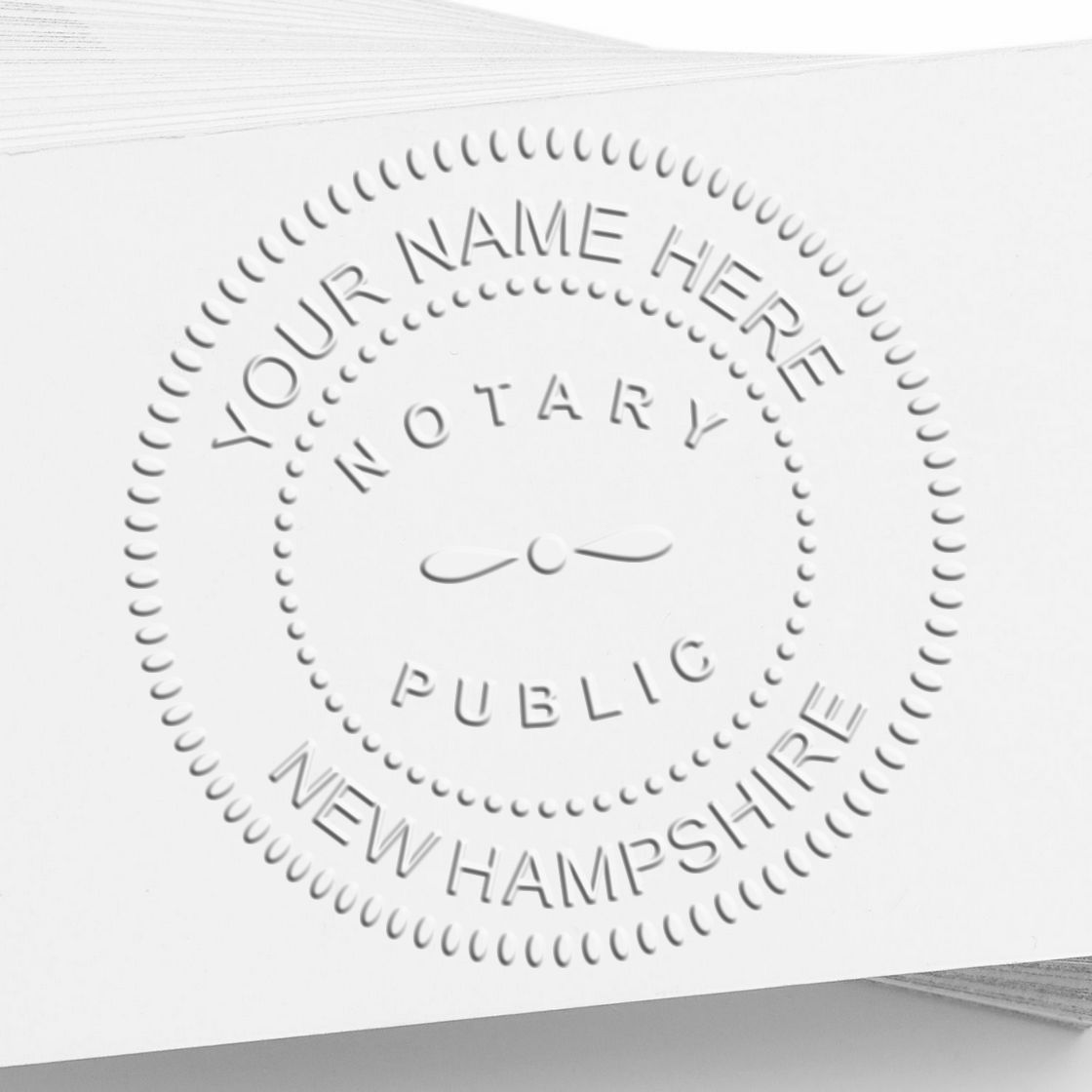 Soft New Hampshire Notary Stamp and Notary Seal Embosser Bundle - Engineer Seal Stamps