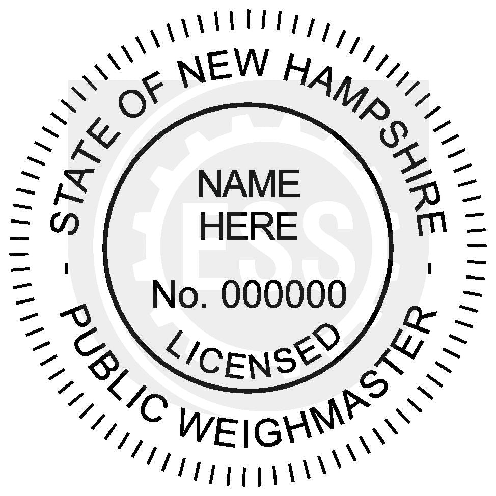 New Hampshire Public Weighmaster Seal Setup