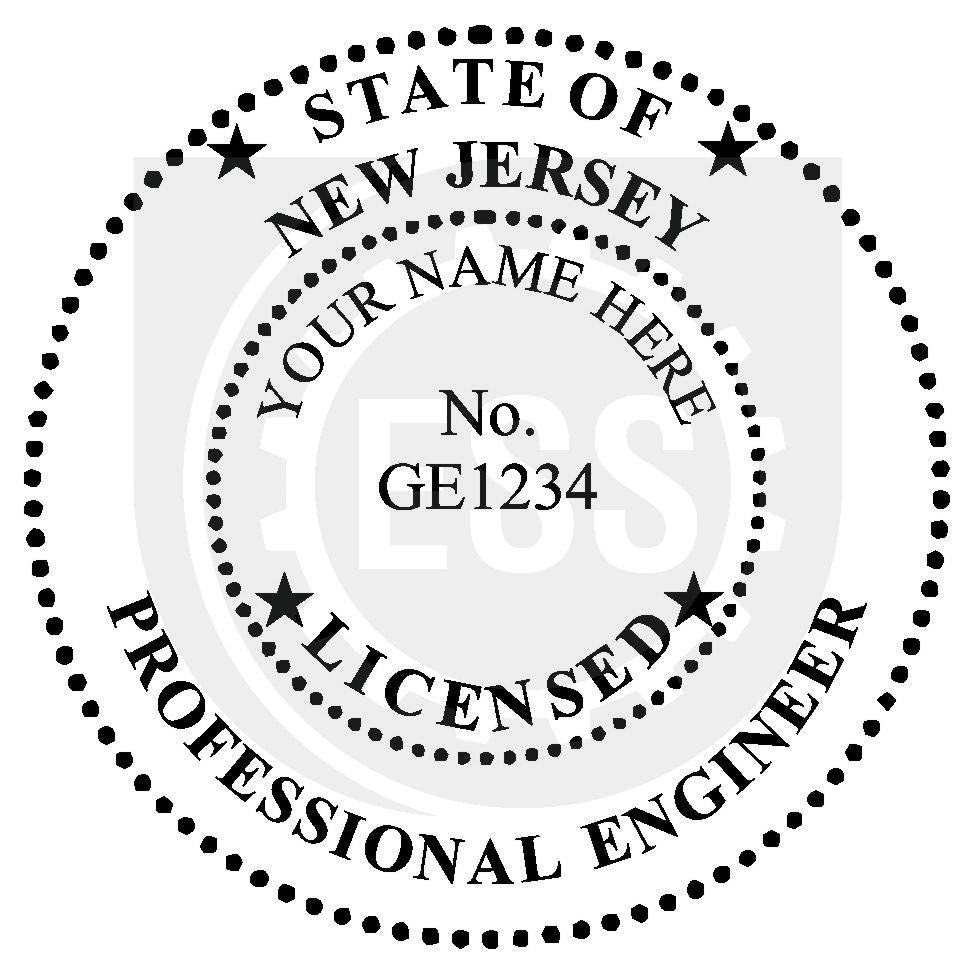 New Jersey Engineer Seal Setup