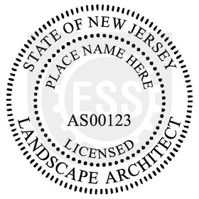 New Jersey Landscape Architect Seal Setup