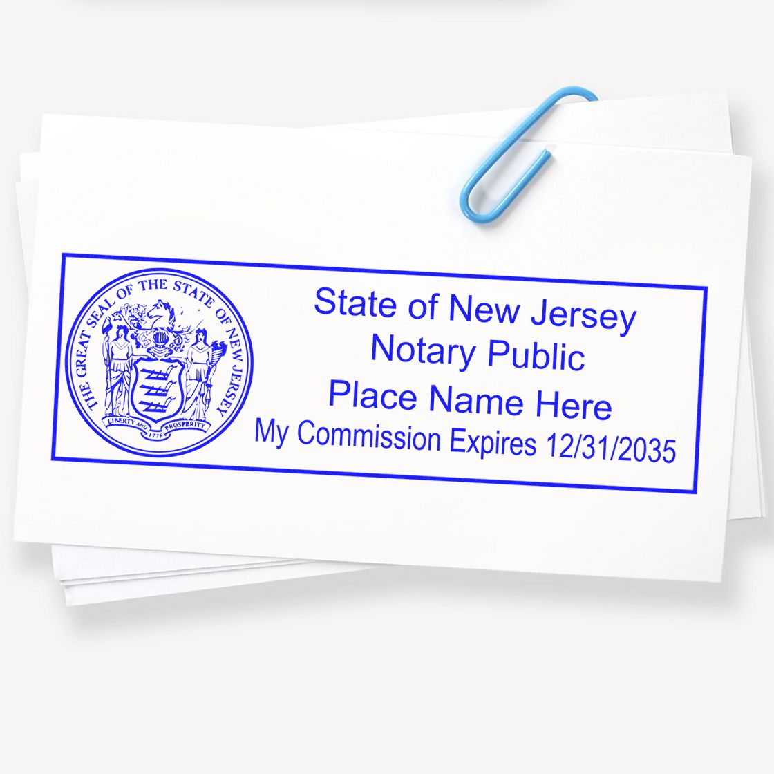 New Jersey Self Inking Notary Starter Kit - Engineer Seal Stamps