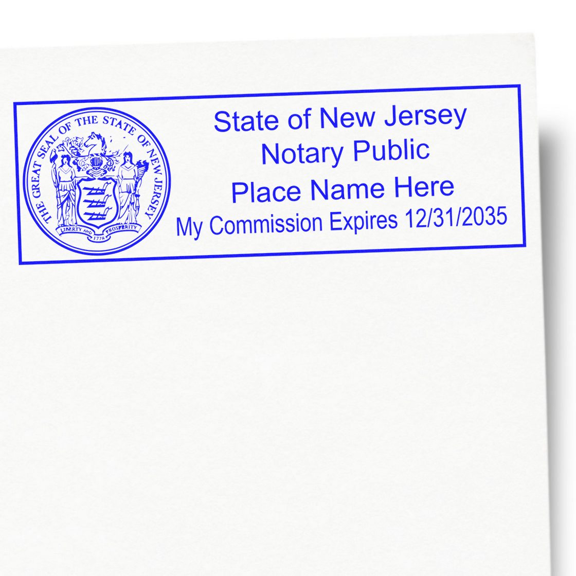 New Jersey Notary Stamp and Seal Value Kit