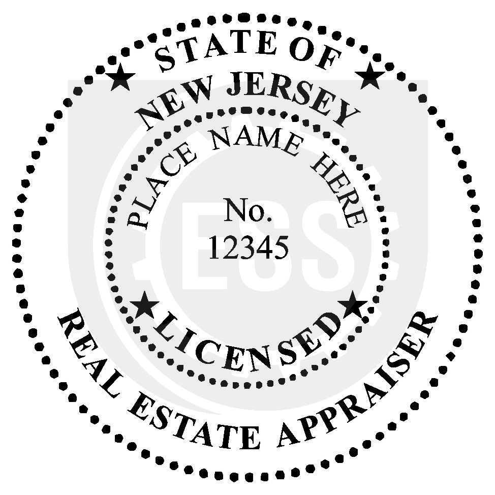 New Jersey Real Estate Appraiser Seal Setup