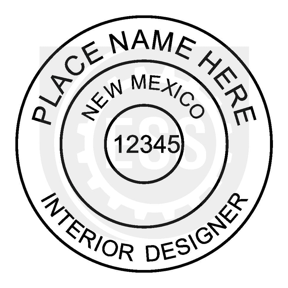 New Mexico Interior Designer Seal Setup