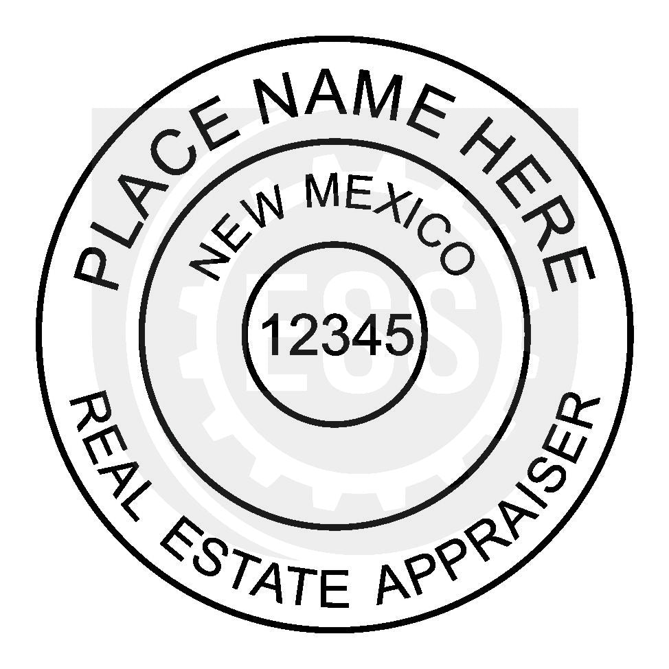 New Mexico Real Estate Appraiser Seal Setup
