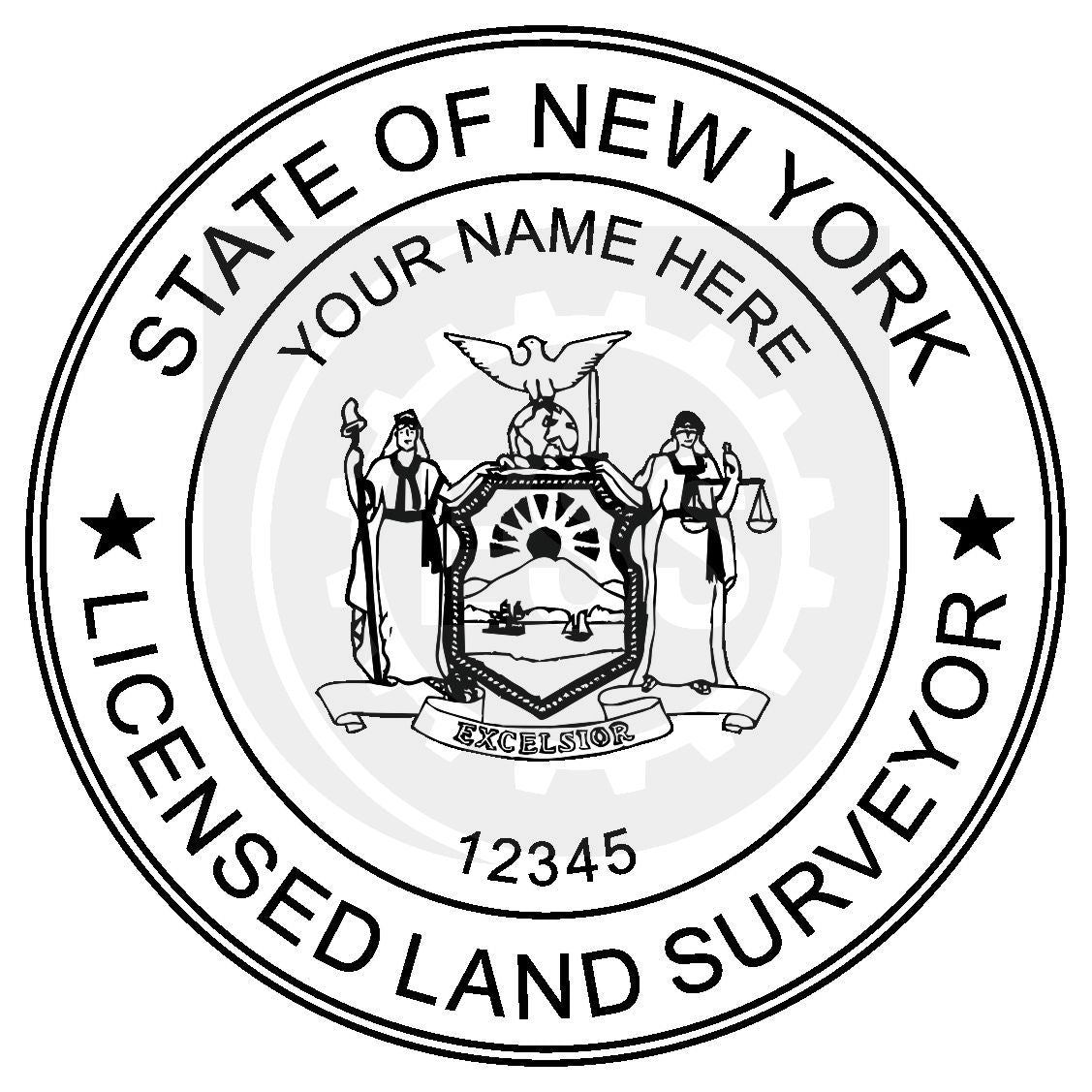 New York Land Surveyor Seal Setup