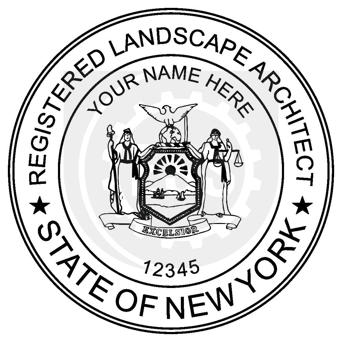 New York Landscape Architect Seal Setup