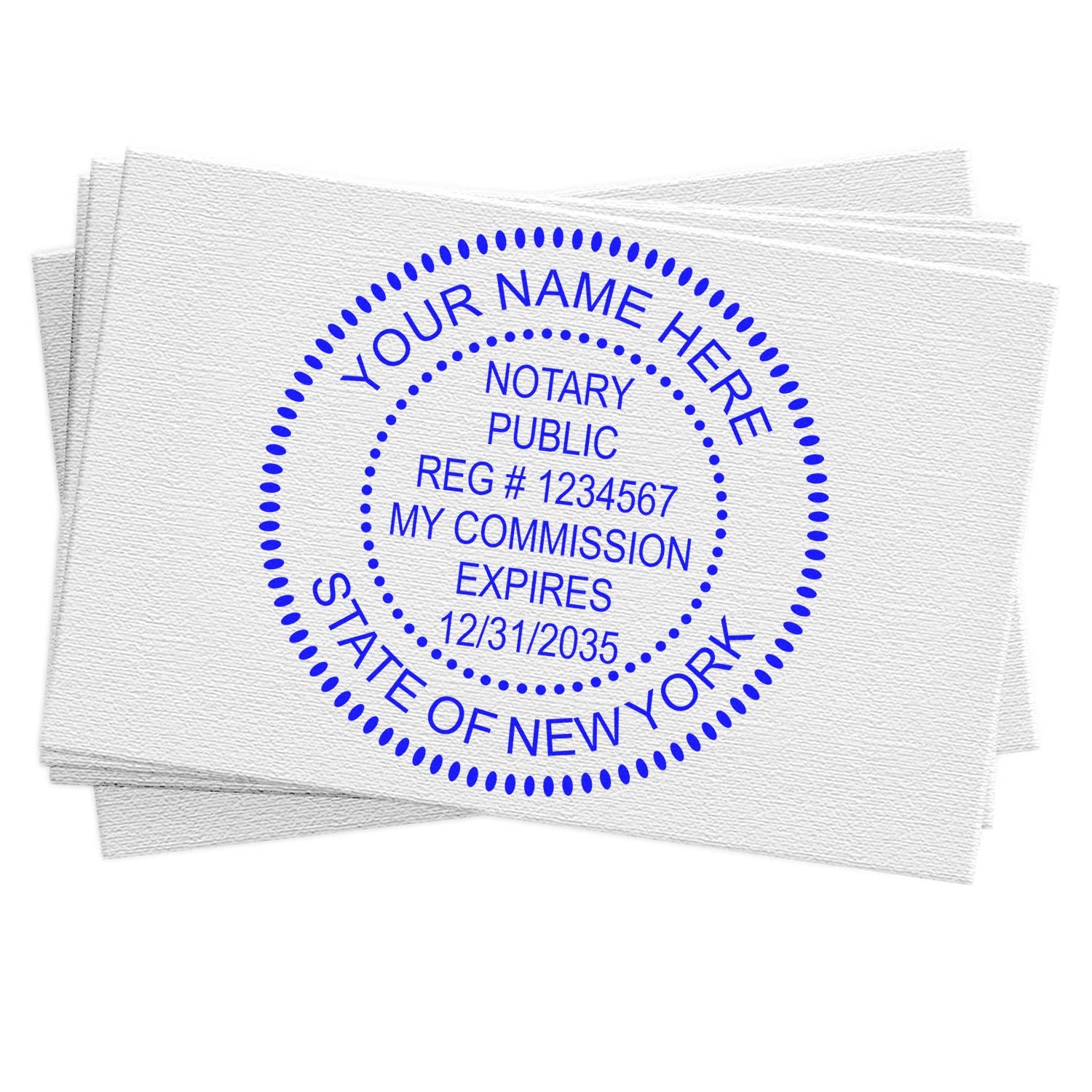 New York Soft Notary Supply Kit with Stamp and Notary Seal