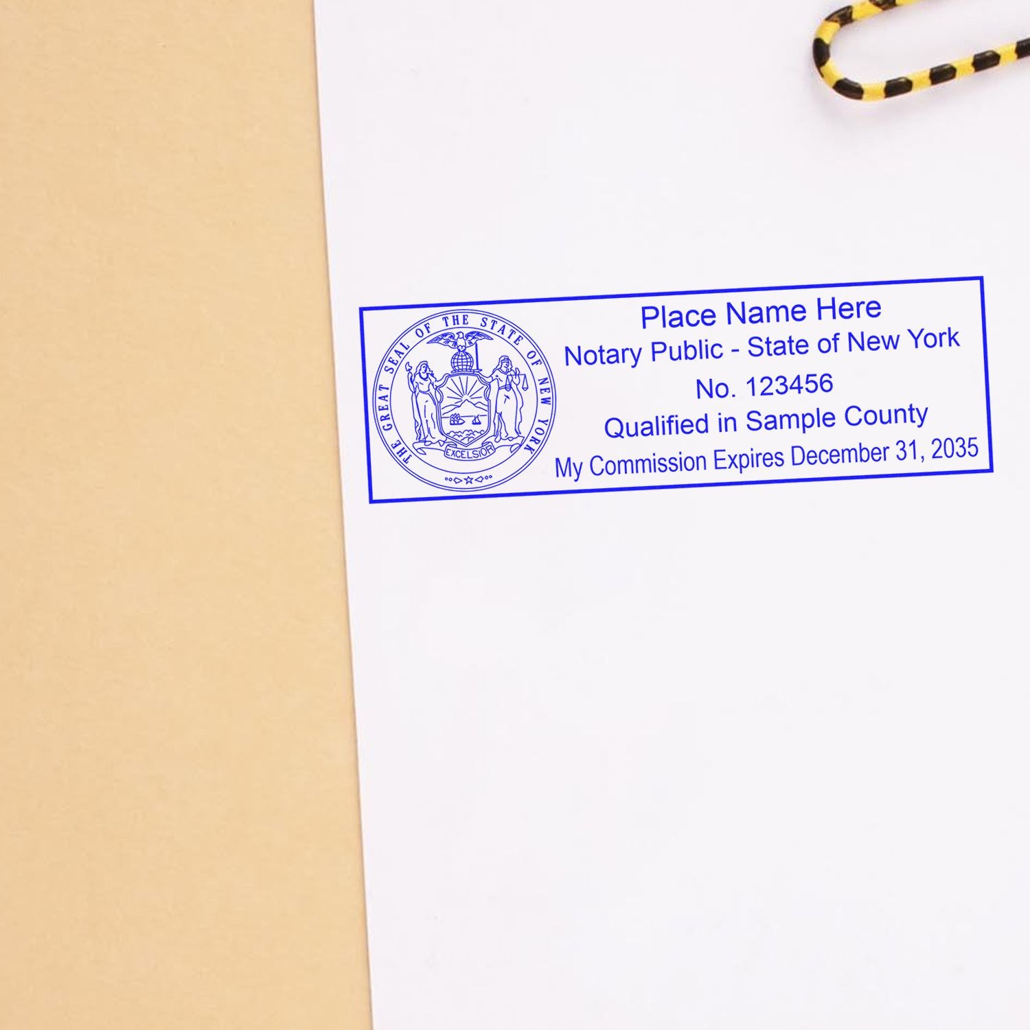 Notary Seal NY and Notary Stamp New York Bundle Kit - Engineer Seal Stamps