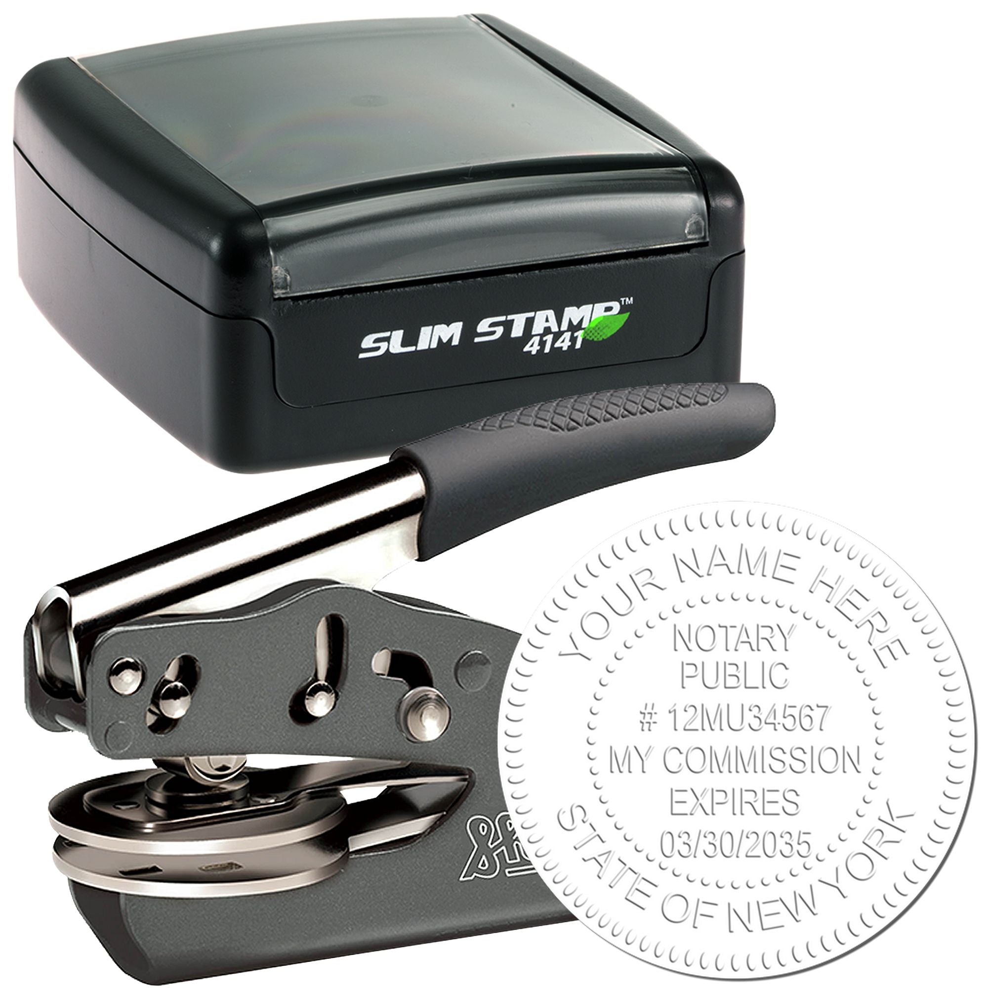 Notary Stamp and Seal Bundle Kit New York