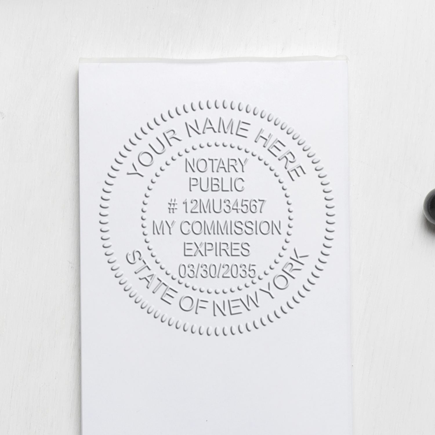 New York Soft Notary Supply Kit with Stamp and Notary Seal - Engineer Seal Stamps