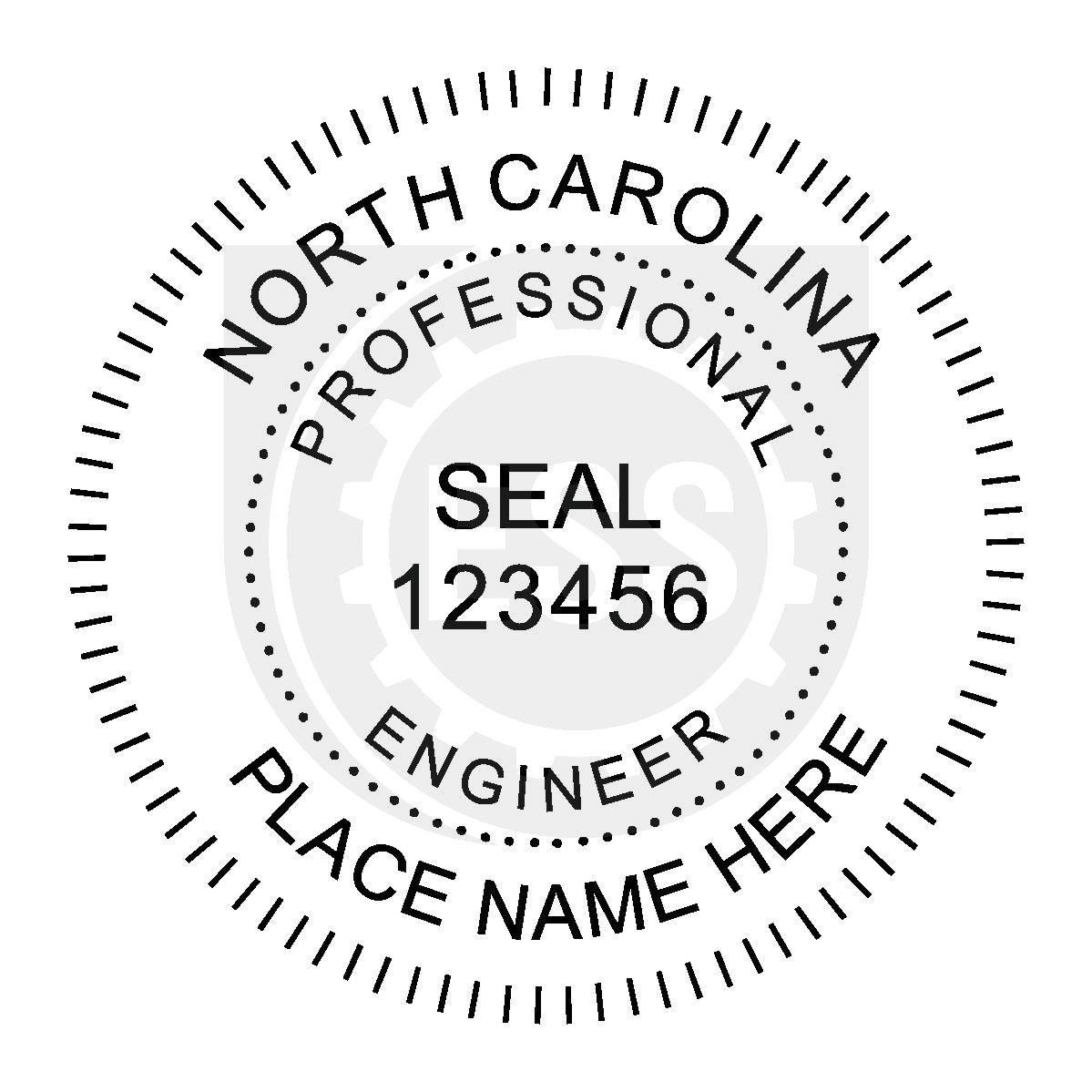 North Carolina Engineer Seal Setup