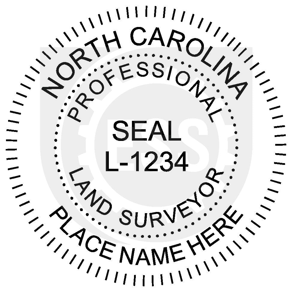 North Carolina Land Surveyor Seal Setup