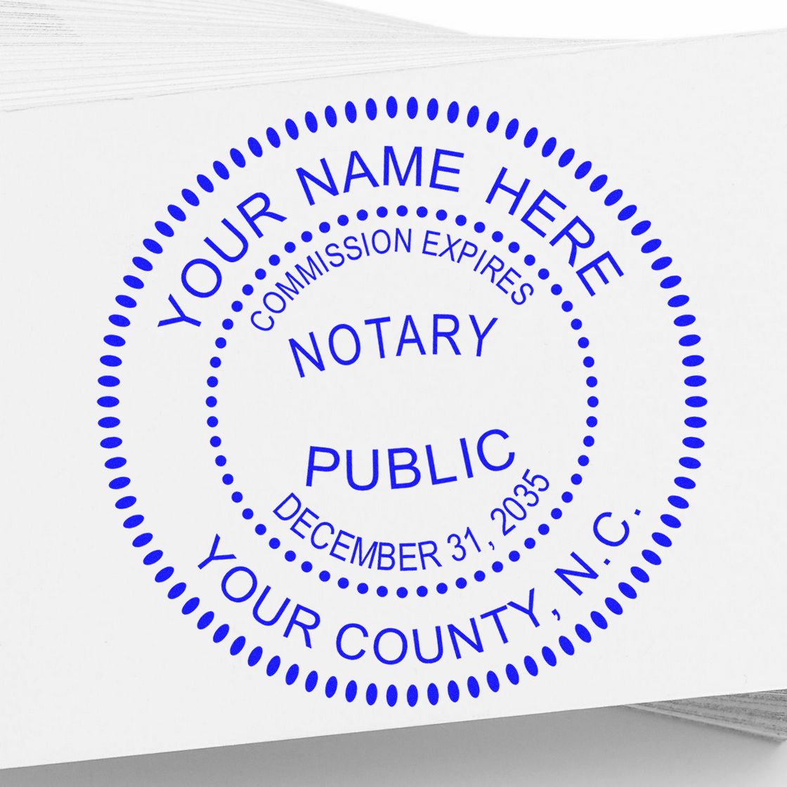North Carolina Soft Notary Supply Kit with Stamp and Notary Seal