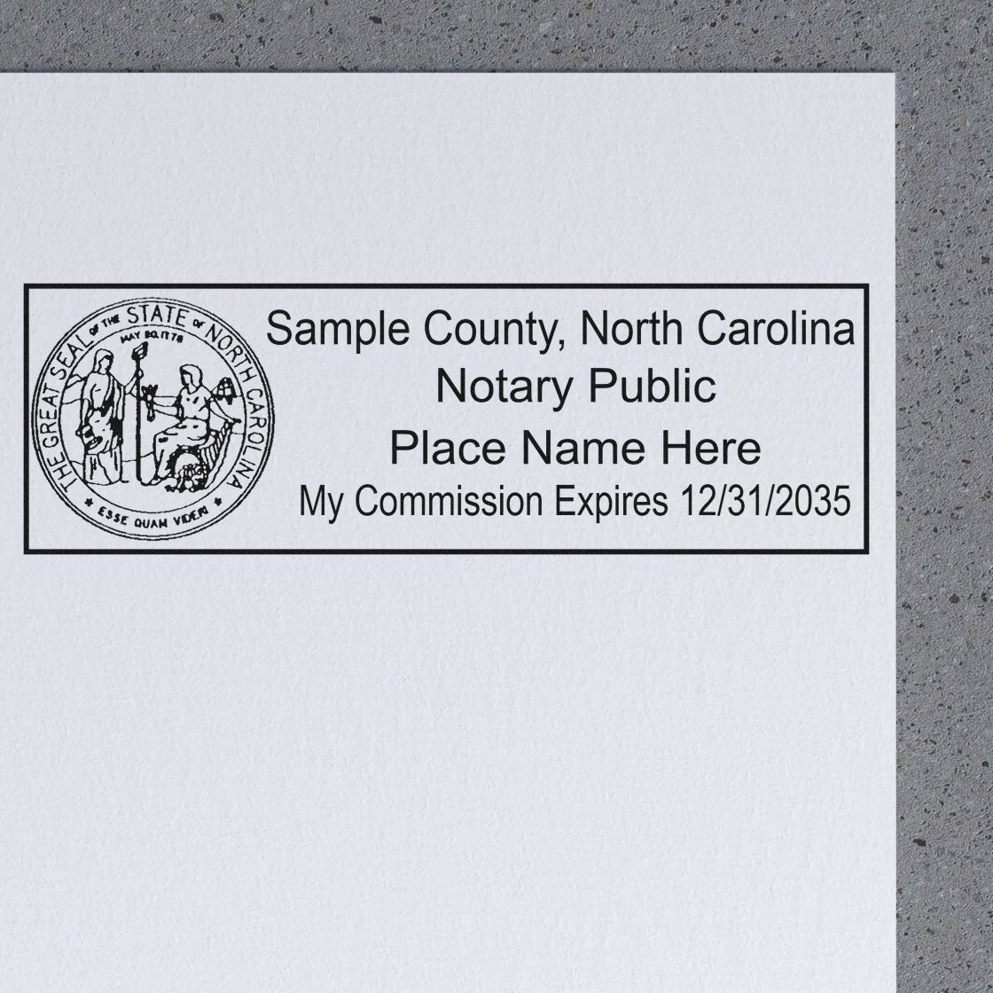 North Carolina Notary Kit with Notary Slim Stamps - Engineer Seal Stamps