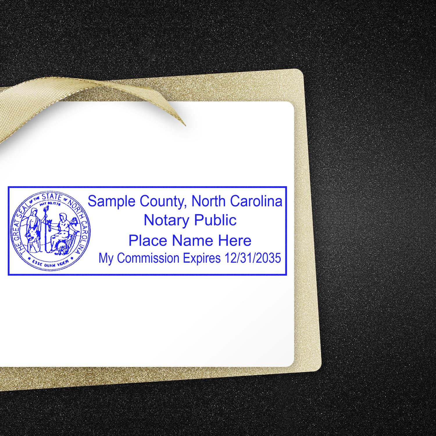 Notary Seal NC and Notary Stamp North Carolina Bundle Kit - Engineer Seal Stamps