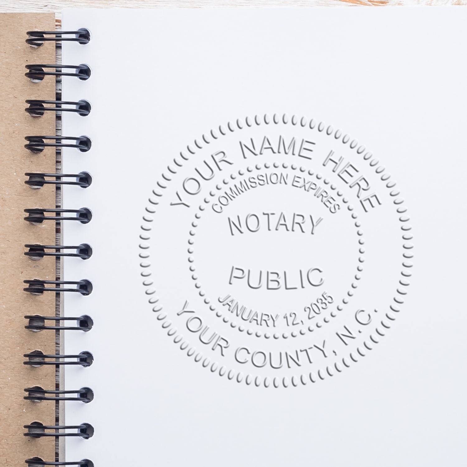 Notary Seal NC and Notary Stamp North Carolina Bundle Kit - Engineer Seal Stamps