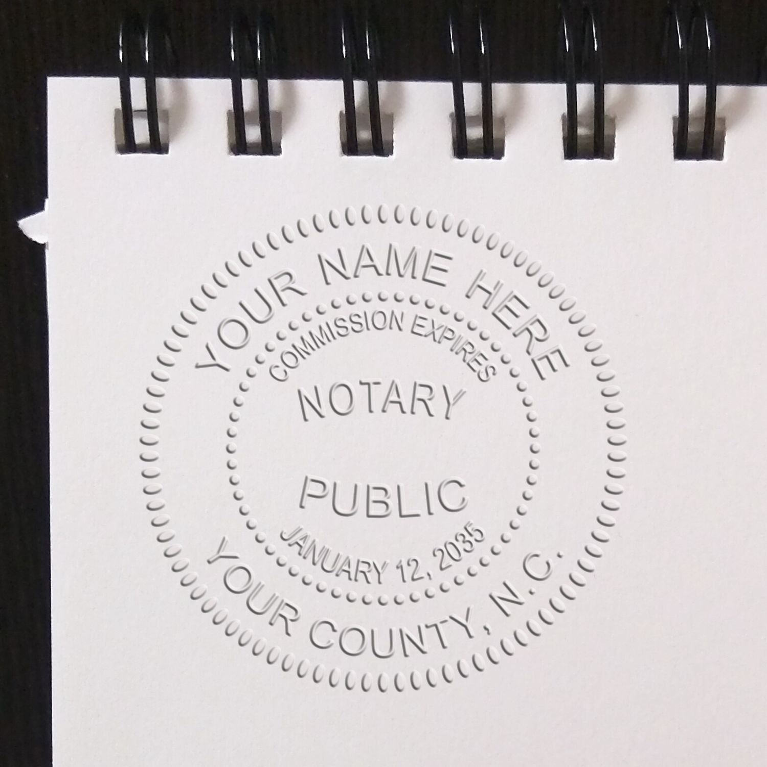 North Carolina Notary Stamp and Seal Value Kit - Engineer Seal Stamps