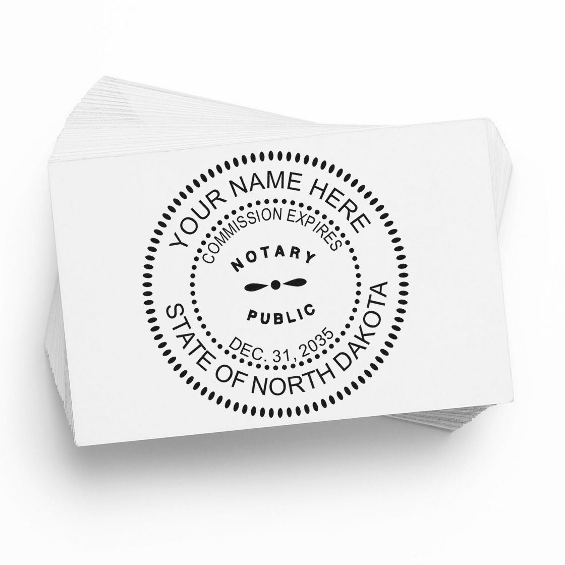 North Dakota Notary Public Kit with PSI Notary Stamps - Engineer Seal Stamps