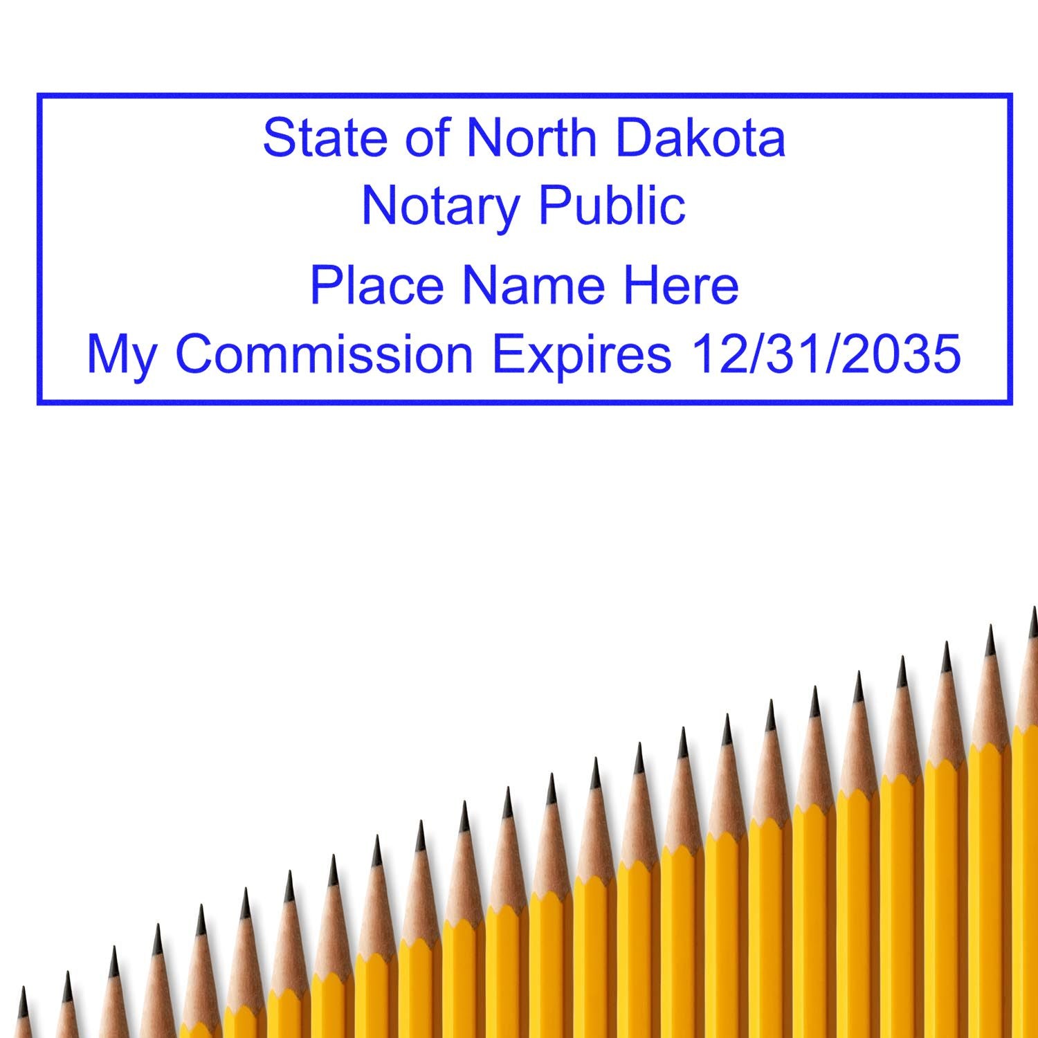 MaxLight Pre-Inked Notary Stamp Package for North Dakota - Engineer Seal Stamps