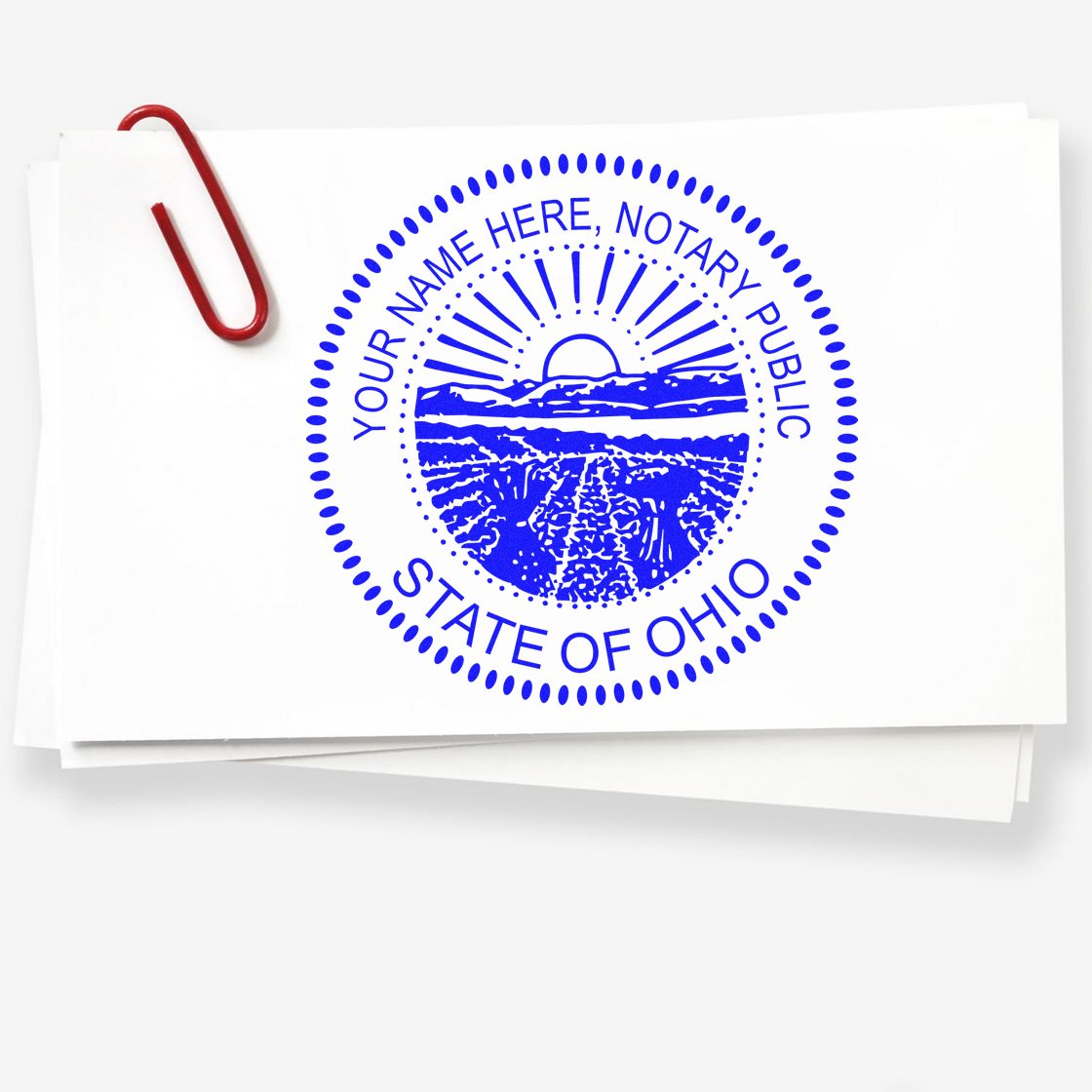 Ohio Soft Notary Supply Kit with Stamp and Notary Seal