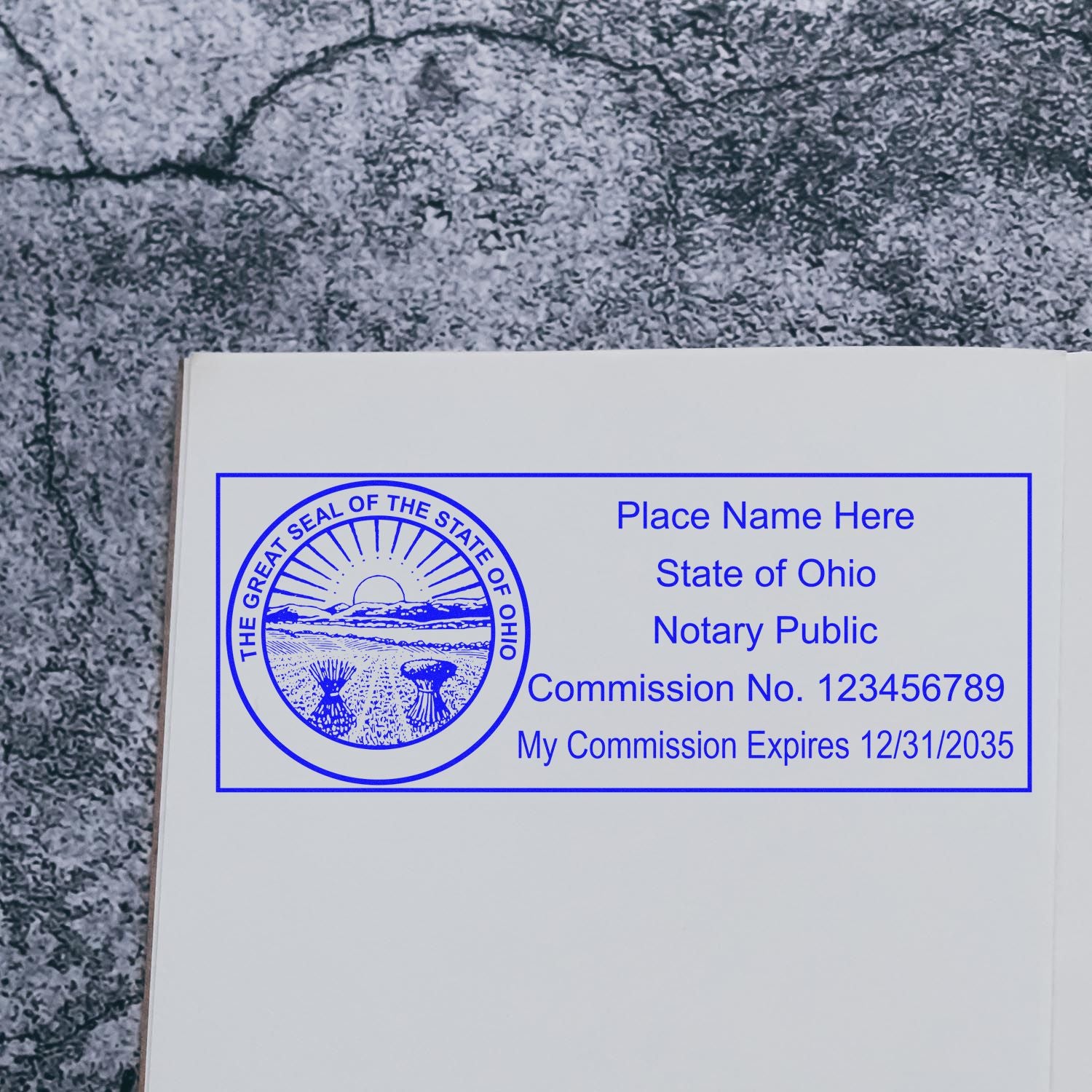 Ohio Notary Public Kit with Rubber Stamps - Engineer Seal Stamps