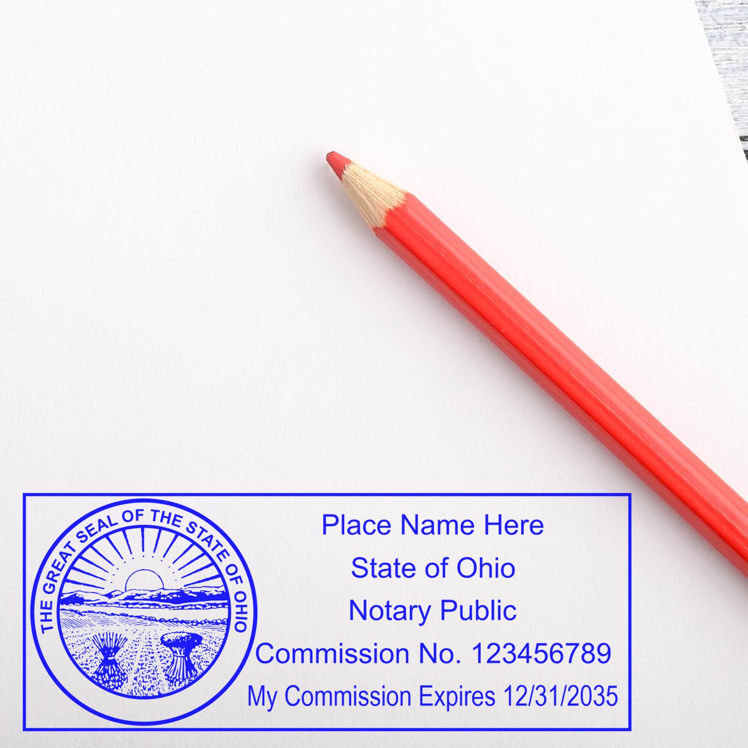 MaxLight Pre-Inked Notary Stamp Package for Ohio - Engineer Seal Stamps