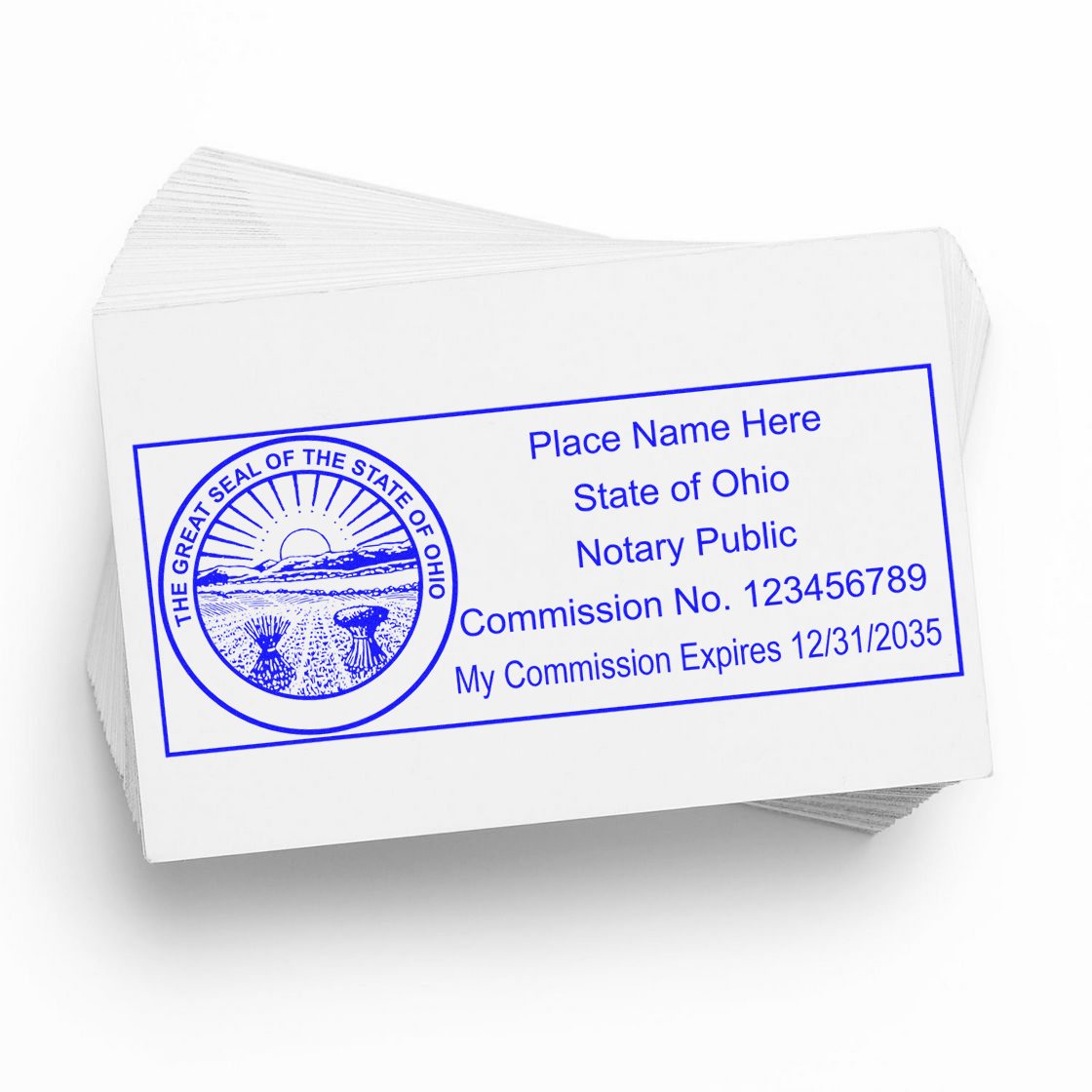 MaxLight Pre-Inked Notary Stamp Package for Ohio - Engineer Seal Stamps