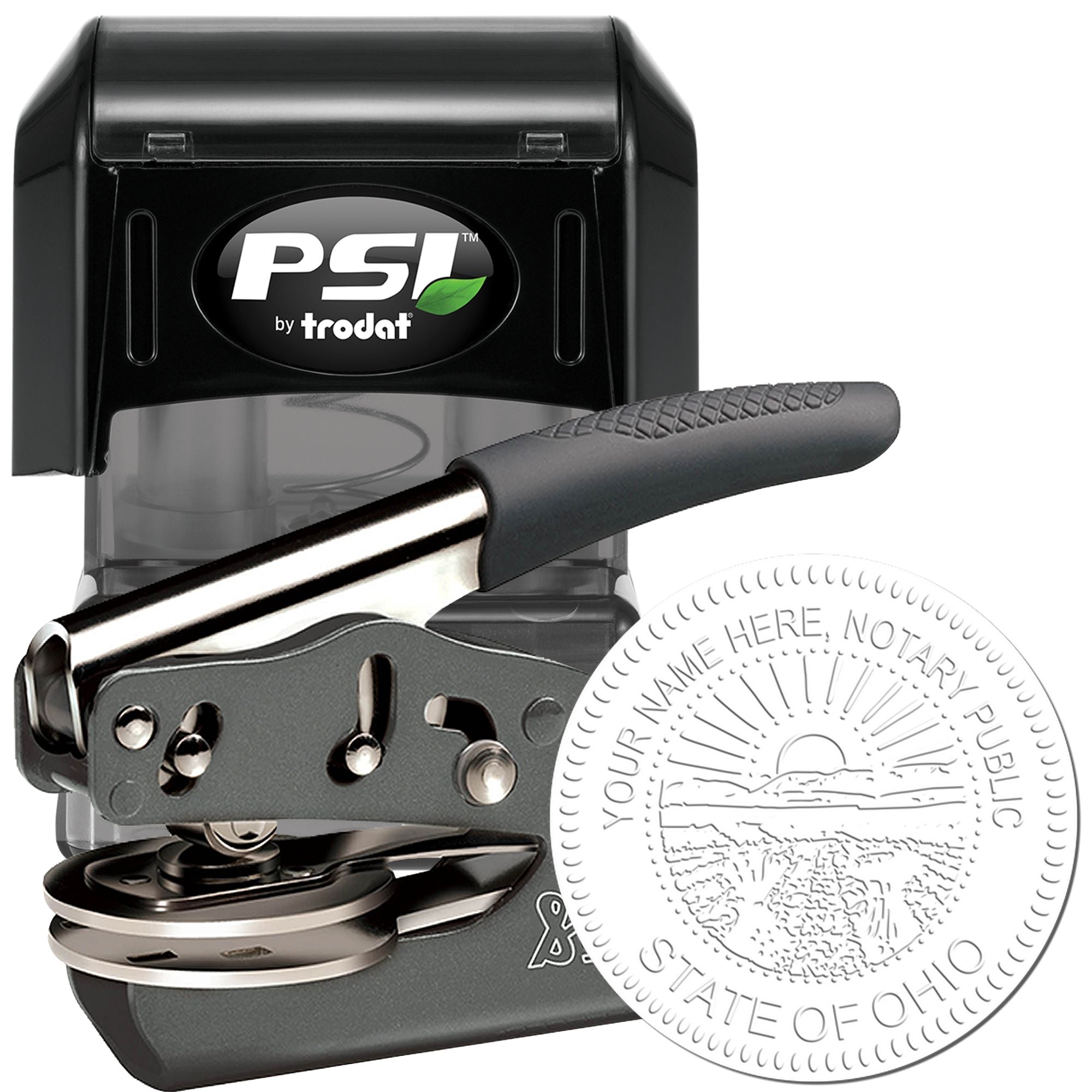 Ohio Pre-Inked Notary Public Stamp and Notary Embosser Kit