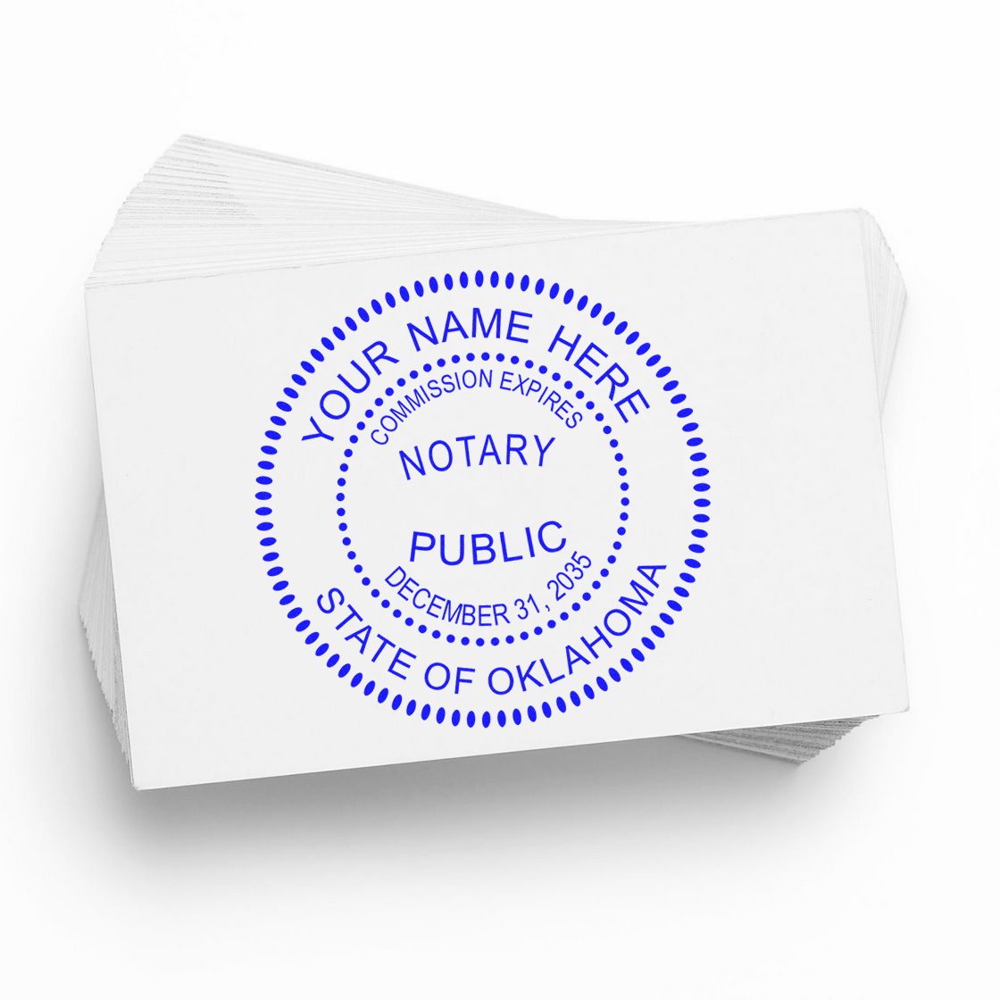 Notary Stamp and Seal Bundle Kit Oklahoma
