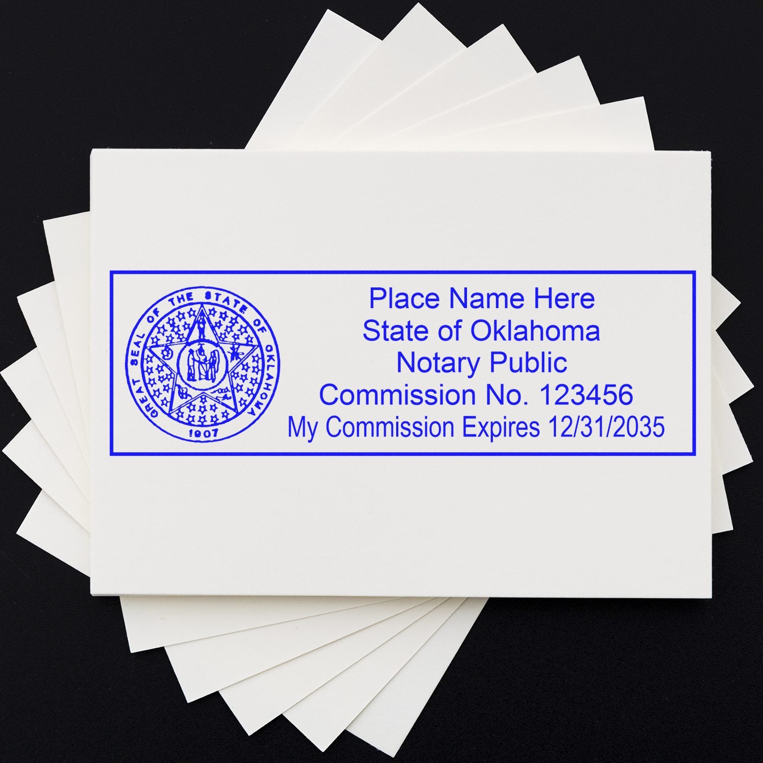 Oklahoma Self Inking Notary Starter Kit - Engineer Seal Stamps