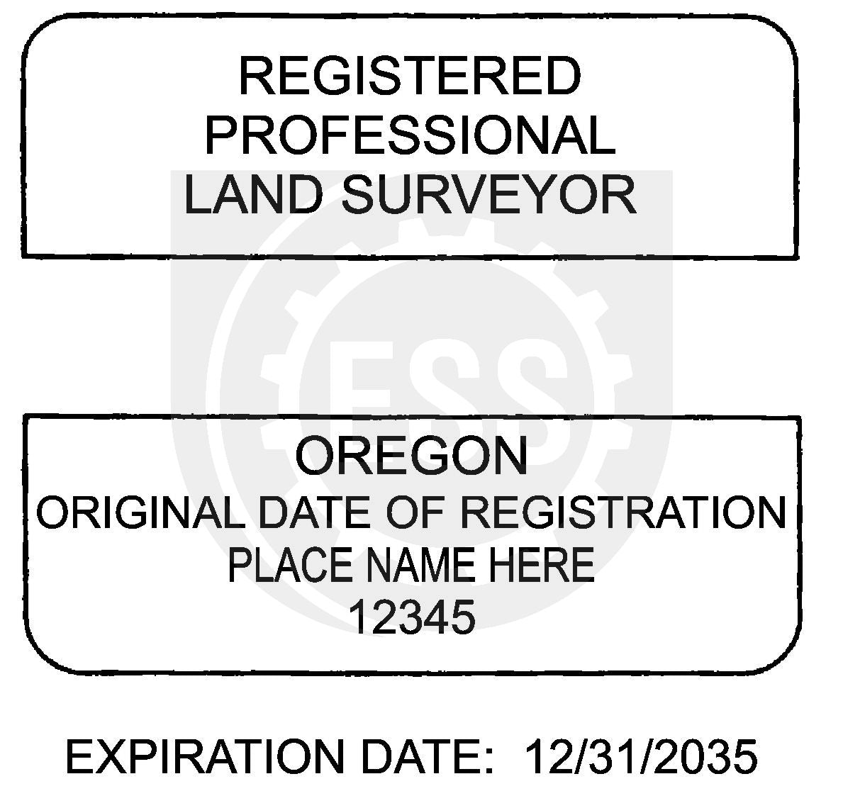 Oregon Land Surveyor Seal Setup