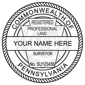 Pennsylvania Land Surveyor Seal Setup
