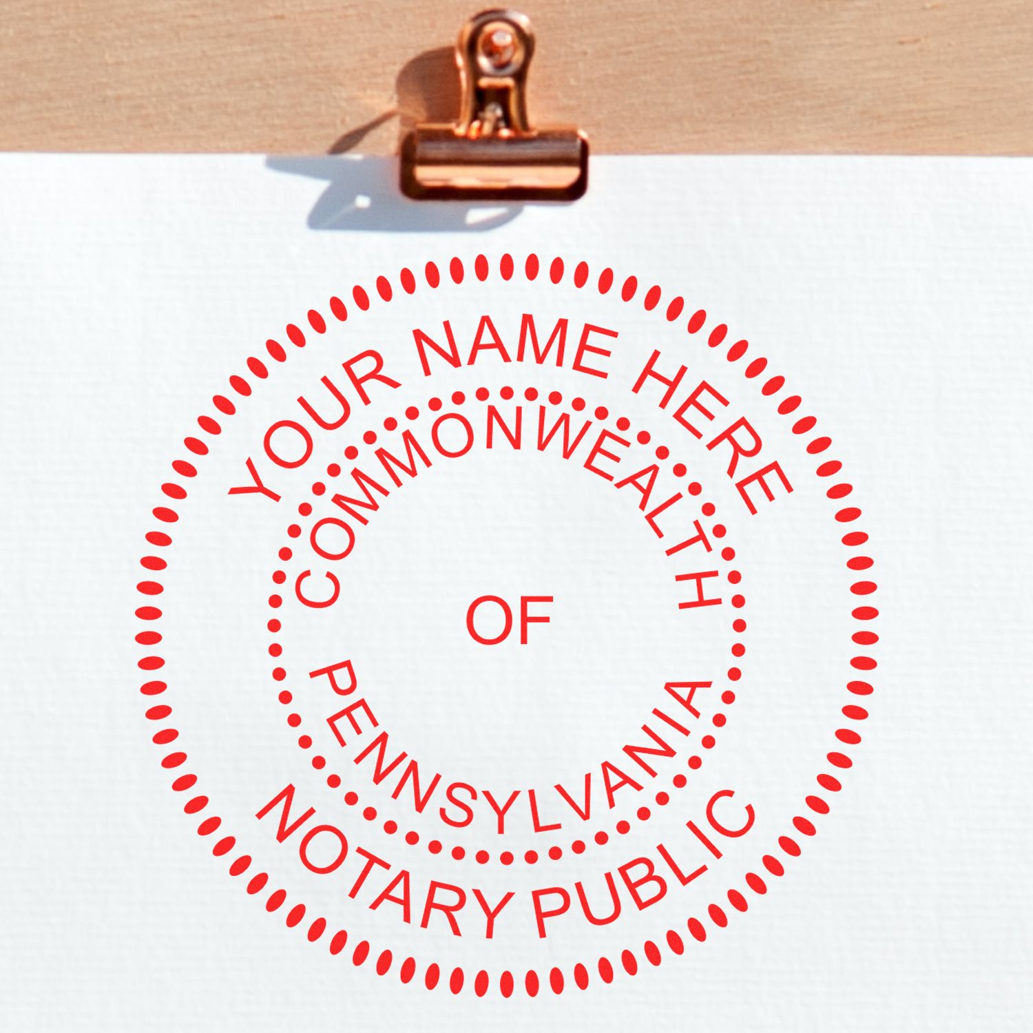 MaxLight Notary Stamp Kit for Pennsylvania - Engineer Seal Stamps