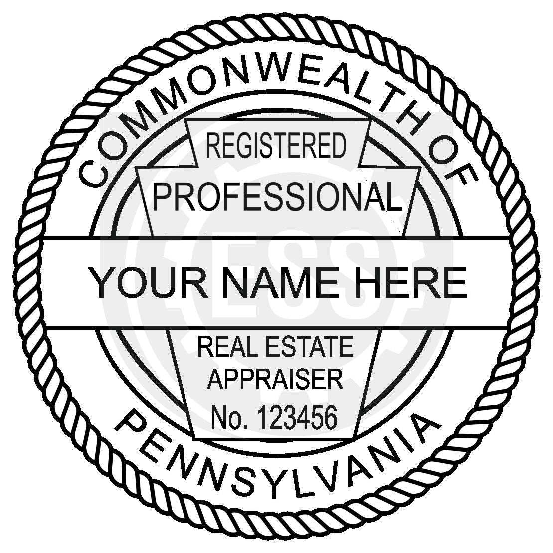 Pennsylvania Real Estate Appraiser Seal Setup