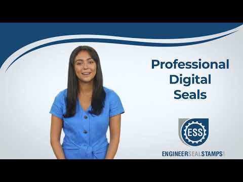 A woman explaining about Professional Digital Seals