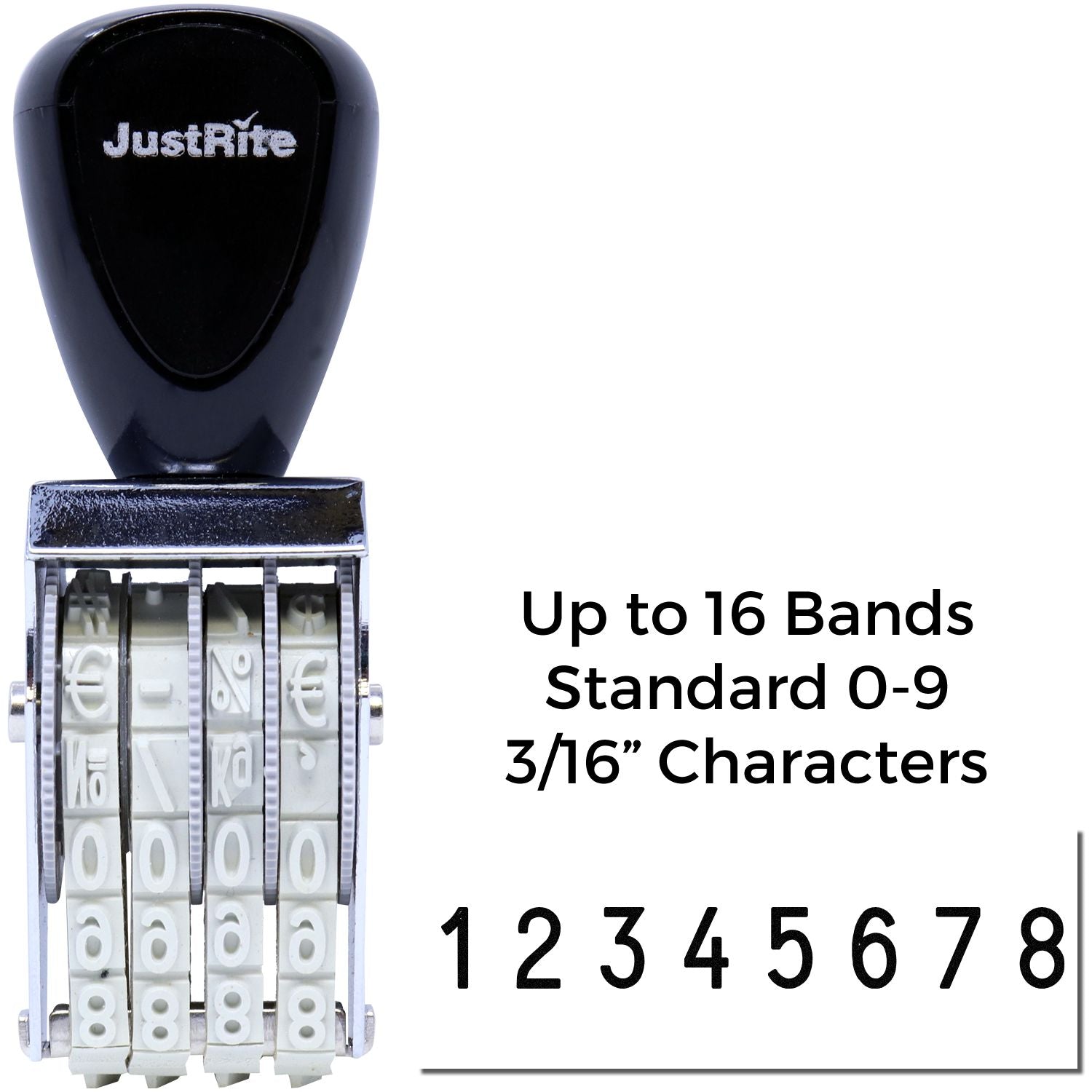 Regular Line Number Stamp 3/16 Character Size - Engineer Seal Stamps