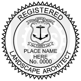 Rhode Island Landscape Architect Seal Setup