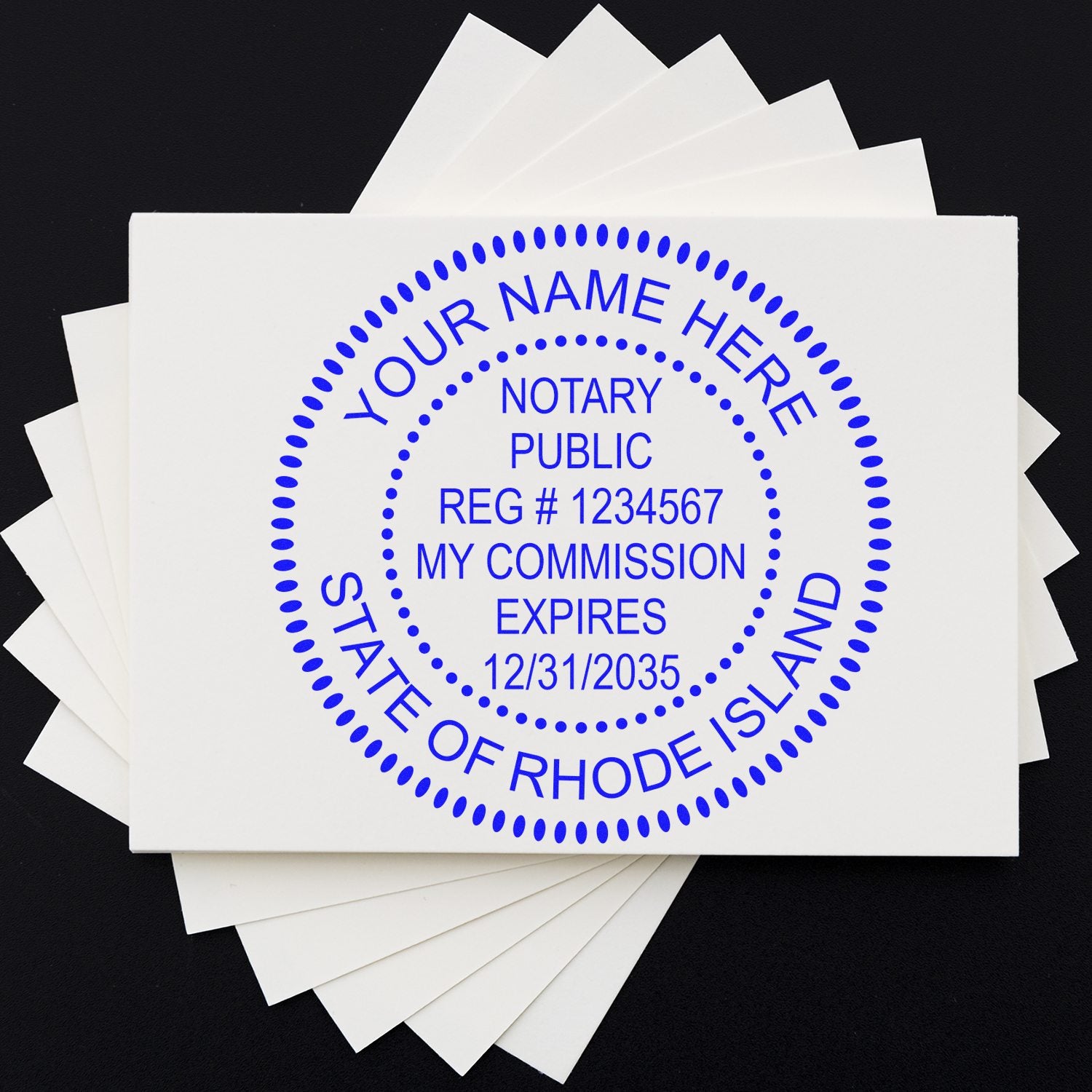 MaxLight Notary Stamp Kit for Rhode Island - Engineer Seal Stamps