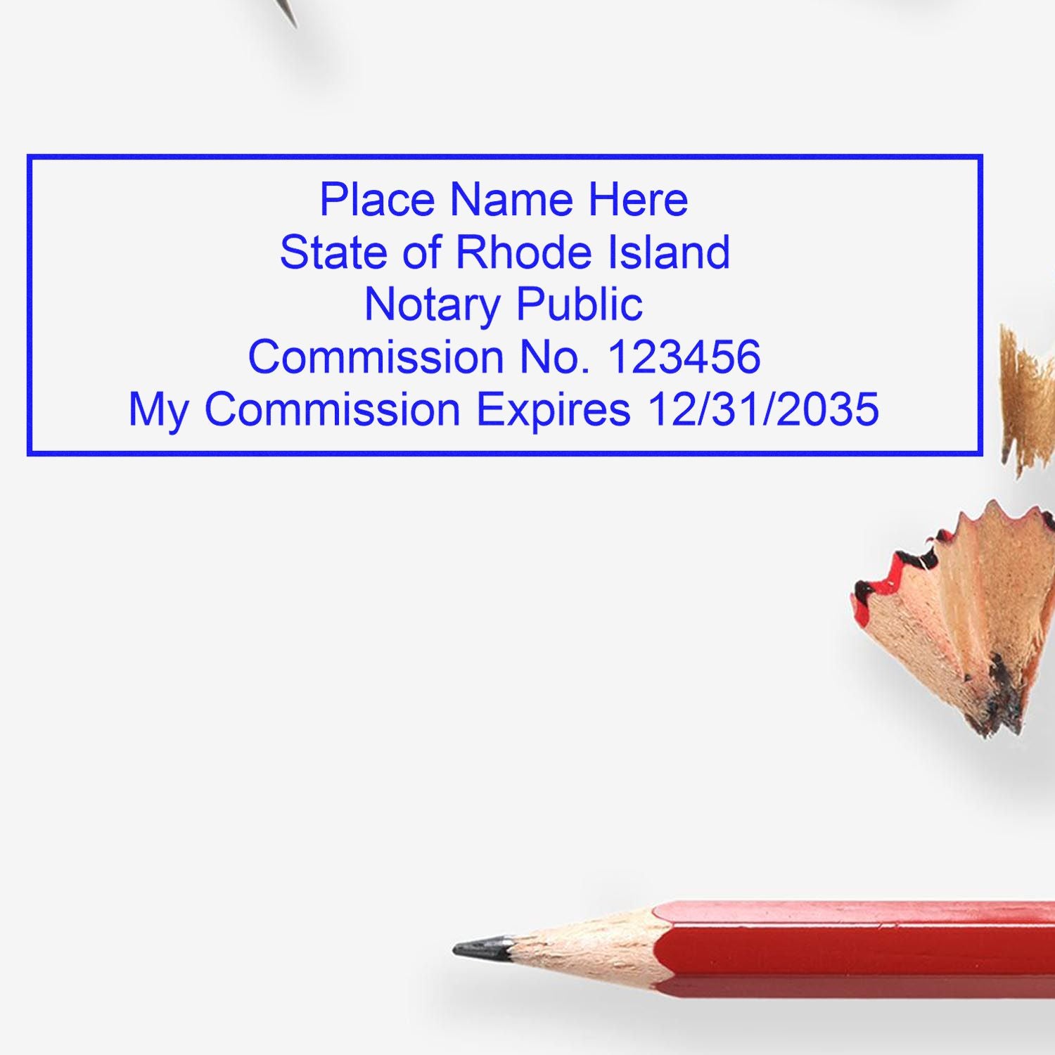 Rhode Island Notary Public Kit with Rubber Stamps - Engineer Seal Stamps