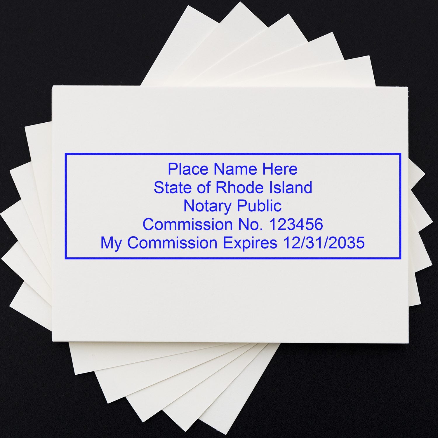 Rhode Island Self Inking Notary Starter Kit - Engineer Seal Stamps