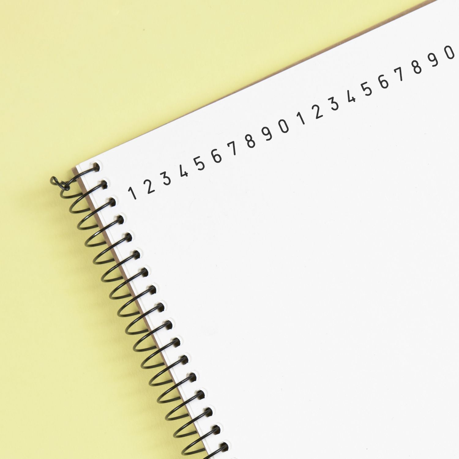 Regular Line Number Stamp 1/8 Character Size - Engineer Seal Stamps