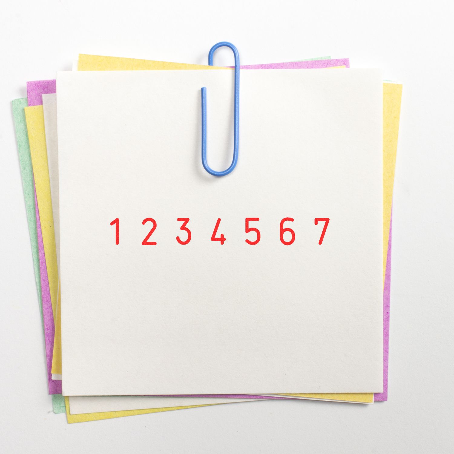 Regular Line Number Stamp 5/32 Character Size - Engineer Seal Stamps