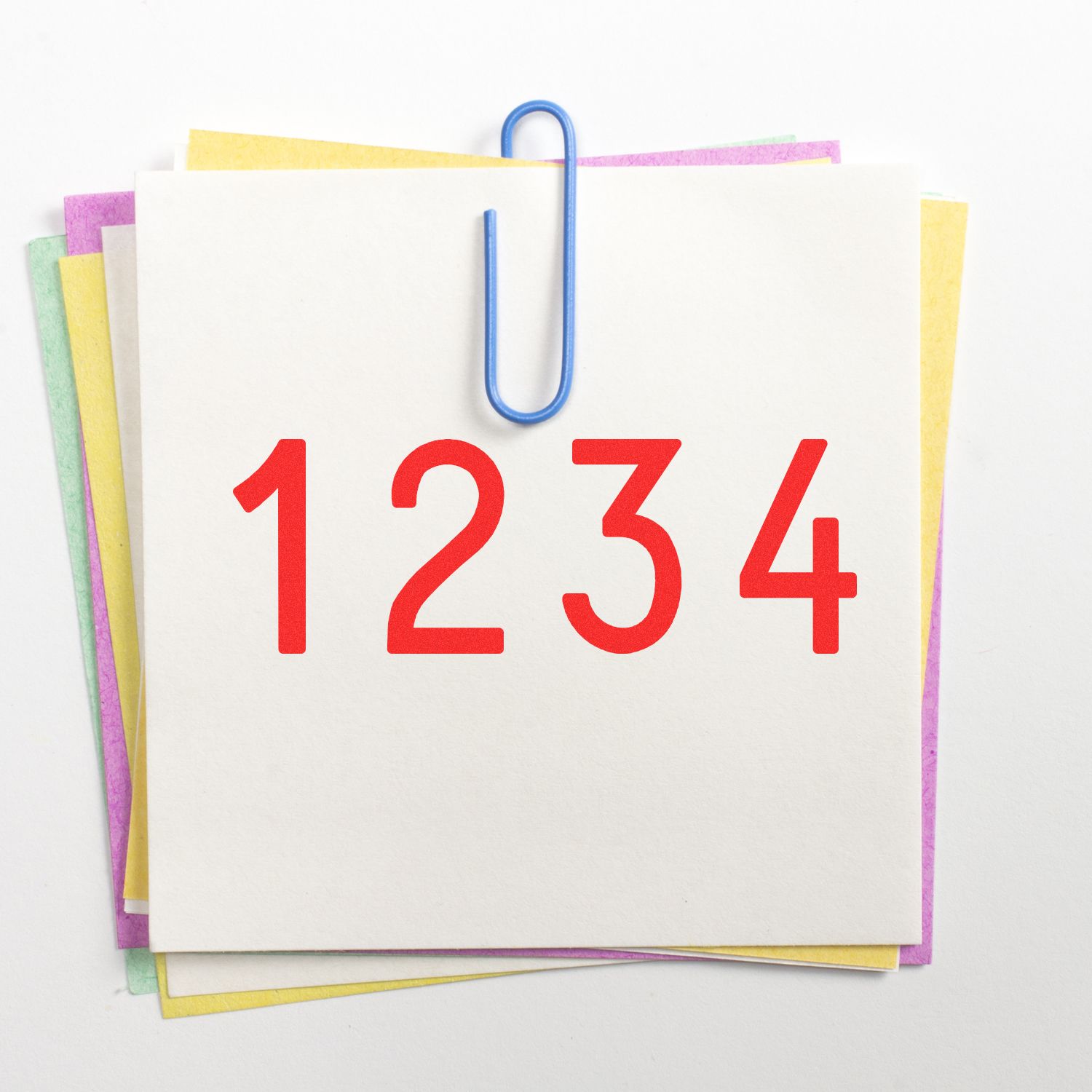 Regular Line Number Stamp 7/16 Character Size - Engineer Seal Stamps