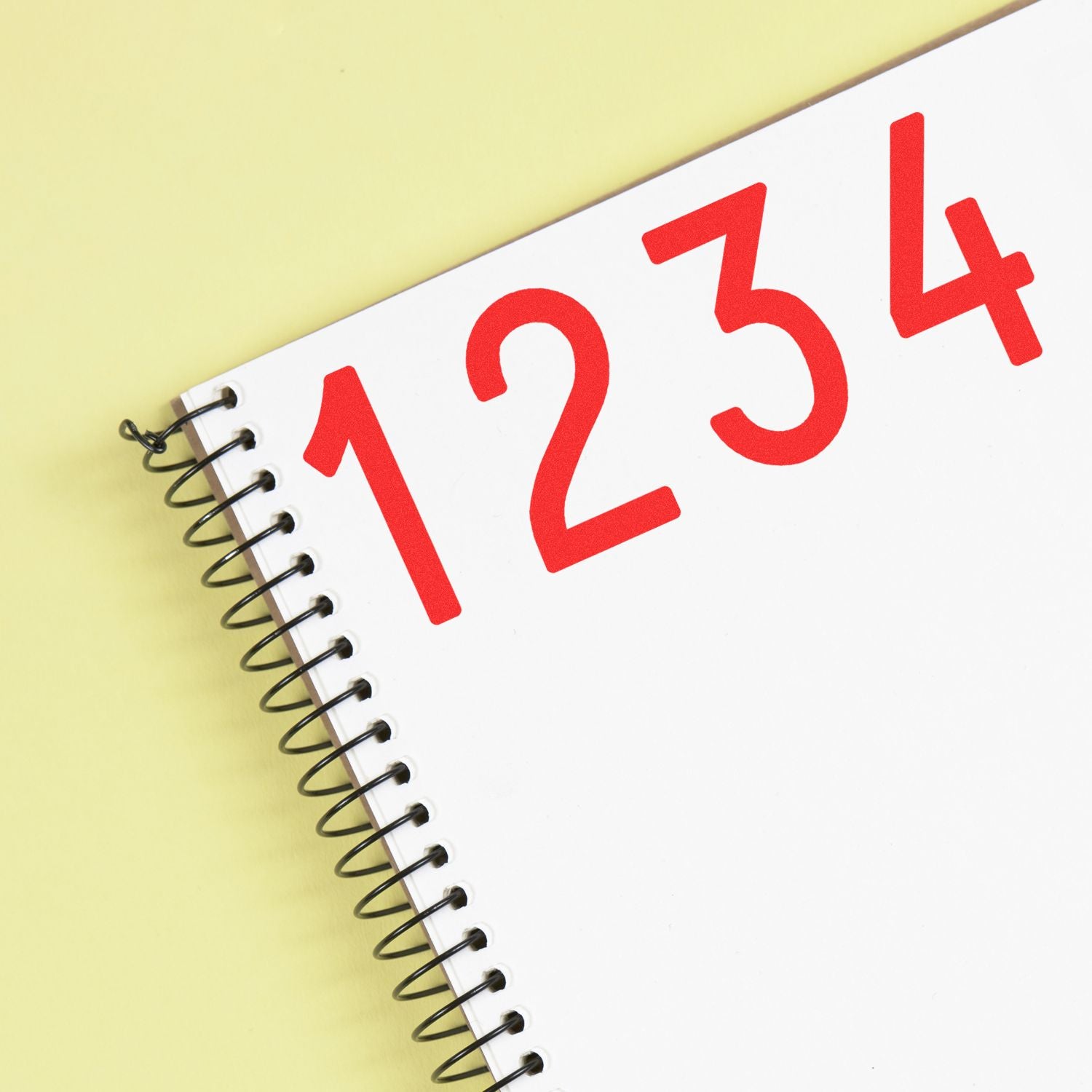 Regular Line Number Stamp 9/16 Character Size - Engineer Seal Stamps